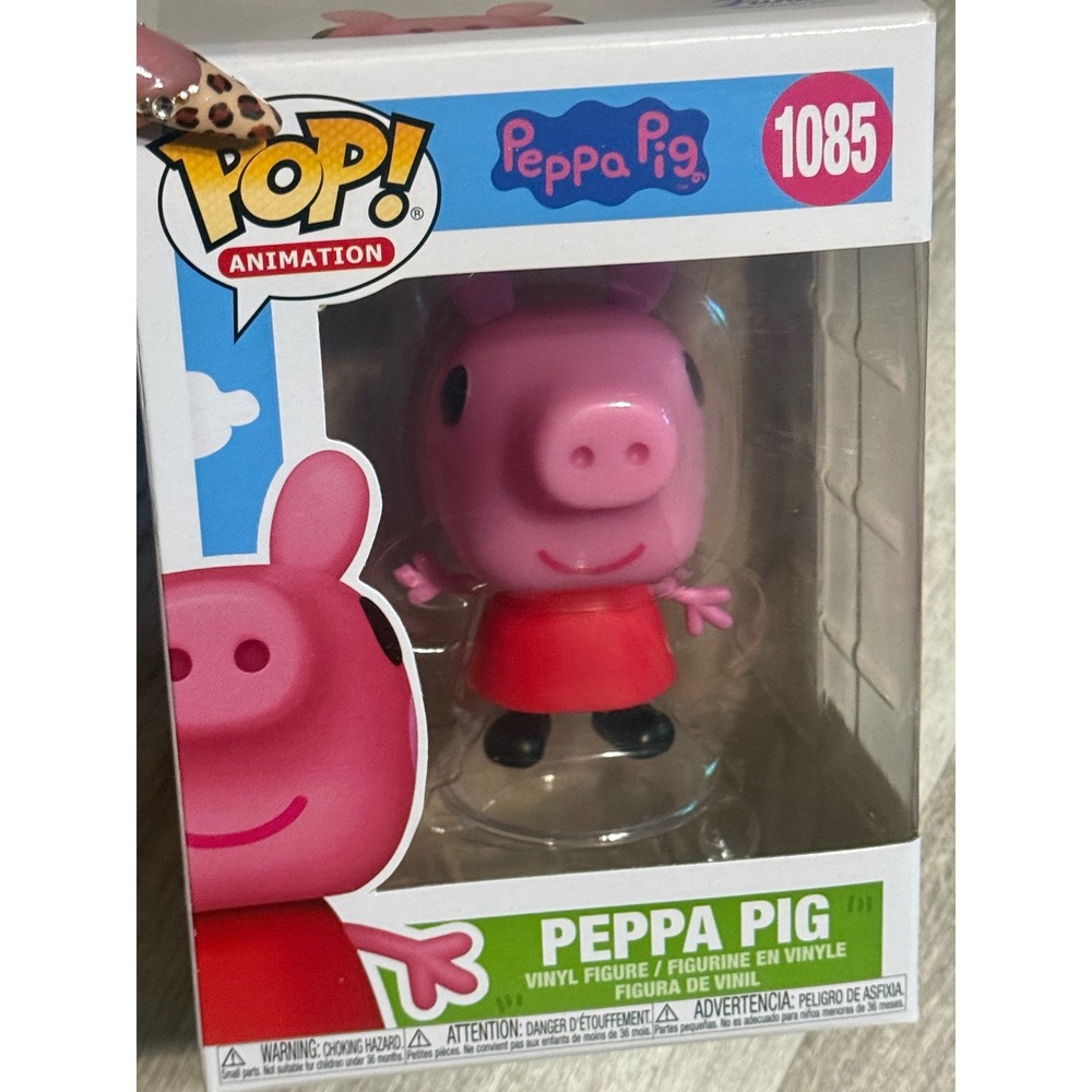 Funko Pop Animation Peppa Pig 1085 Vinyl Figure Pink Red Dress